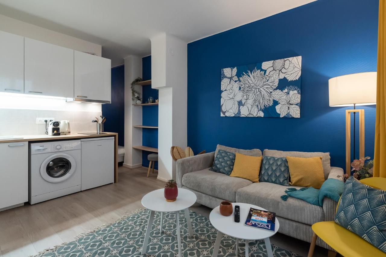 Ferienwohnung Studio Blue Confort , Proche Gare Part Dieu Villeurbanne Exterior foto